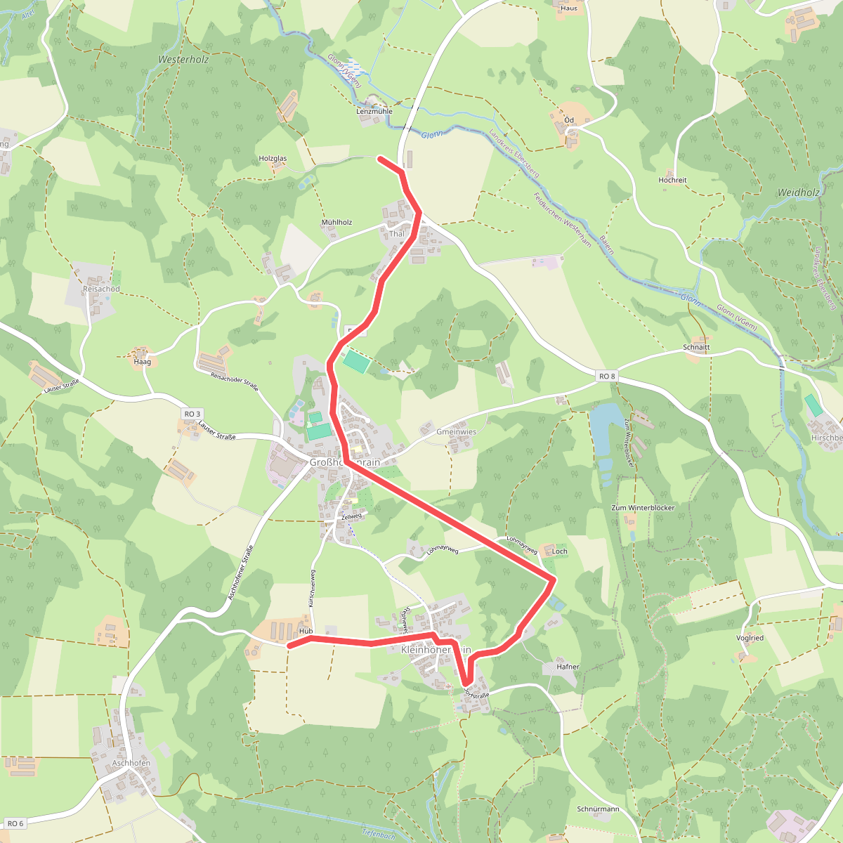 Rundweg Großhöhenrain