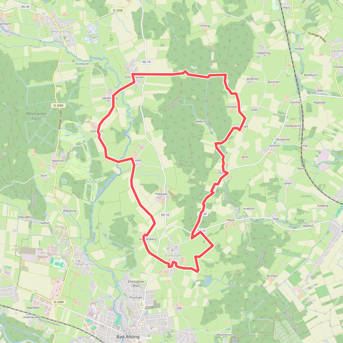 Wanderweg 6 - Bad Aibling