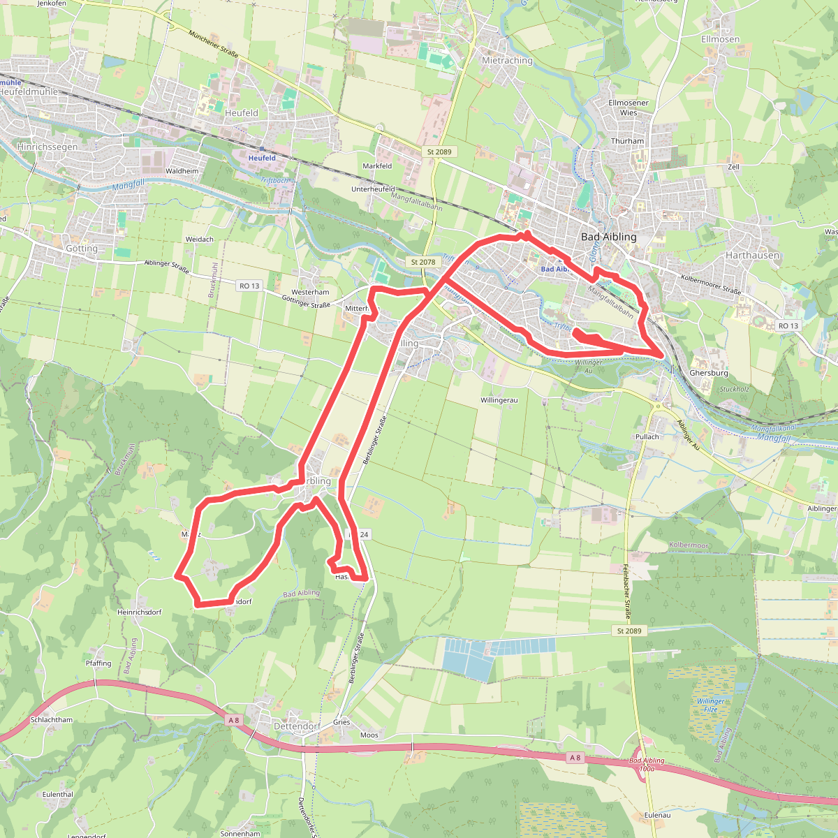 Wanderweg 7 - Bad Aibling
