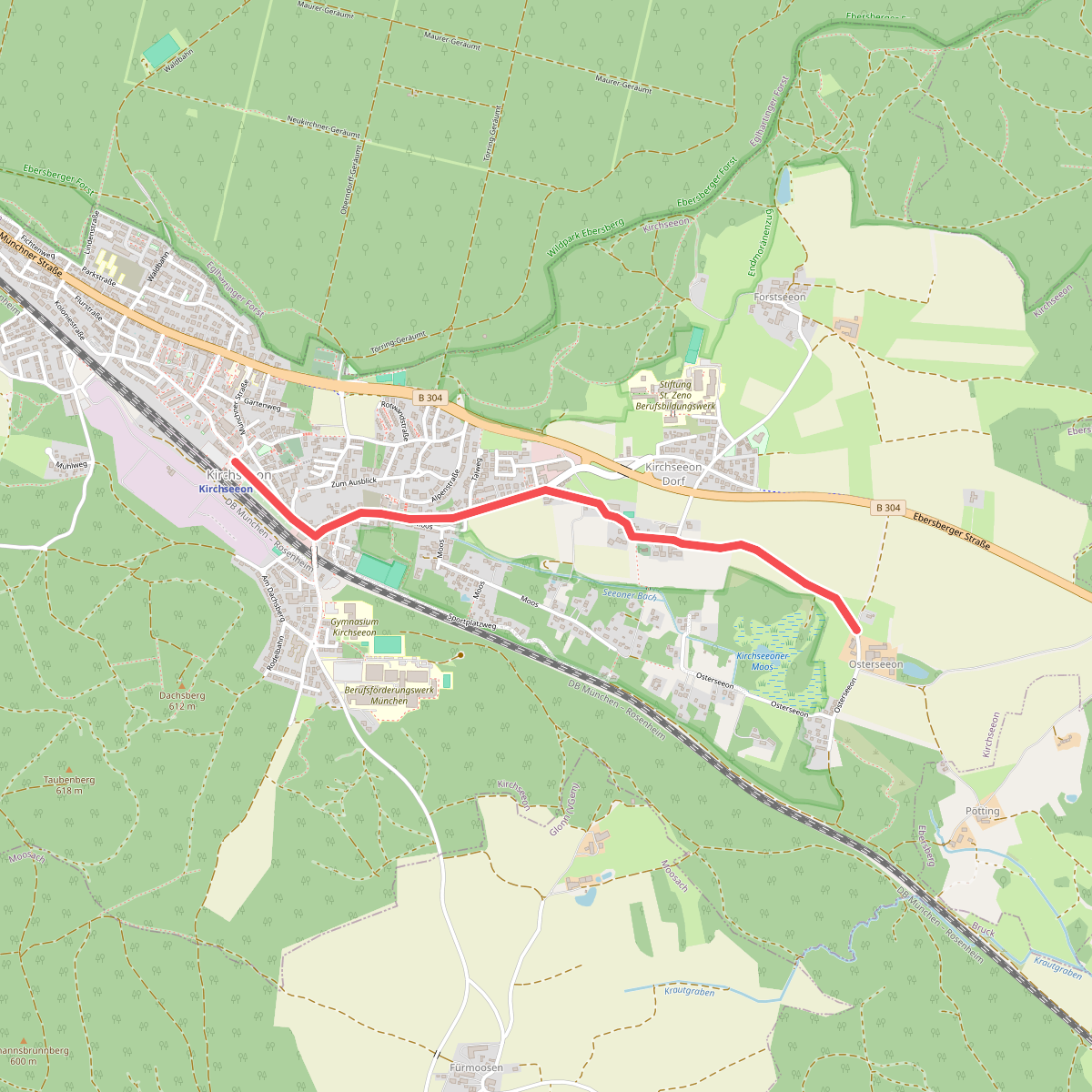 Wanderweg Kirchseeon - Grafing