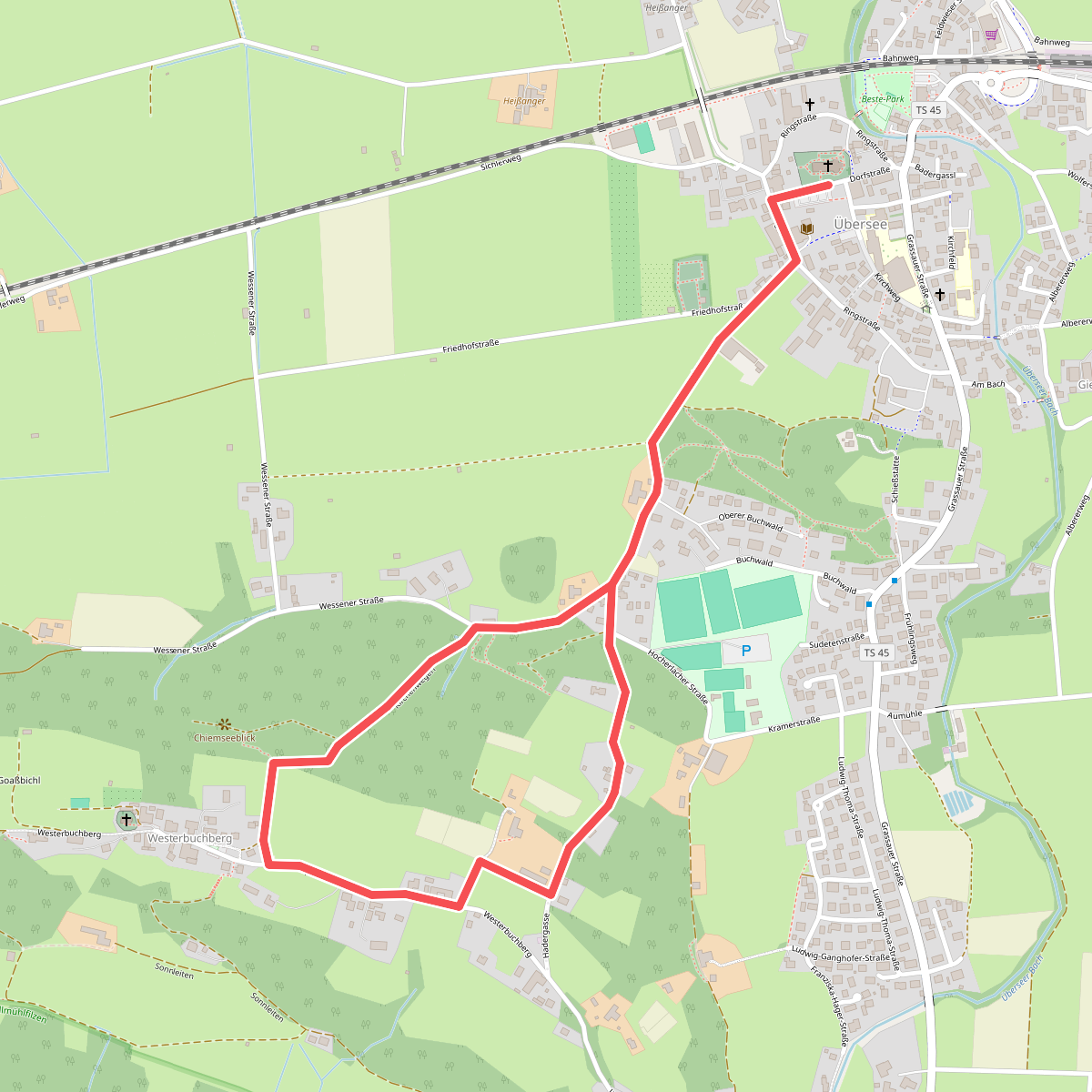 Wanderweg 19 - Übersee