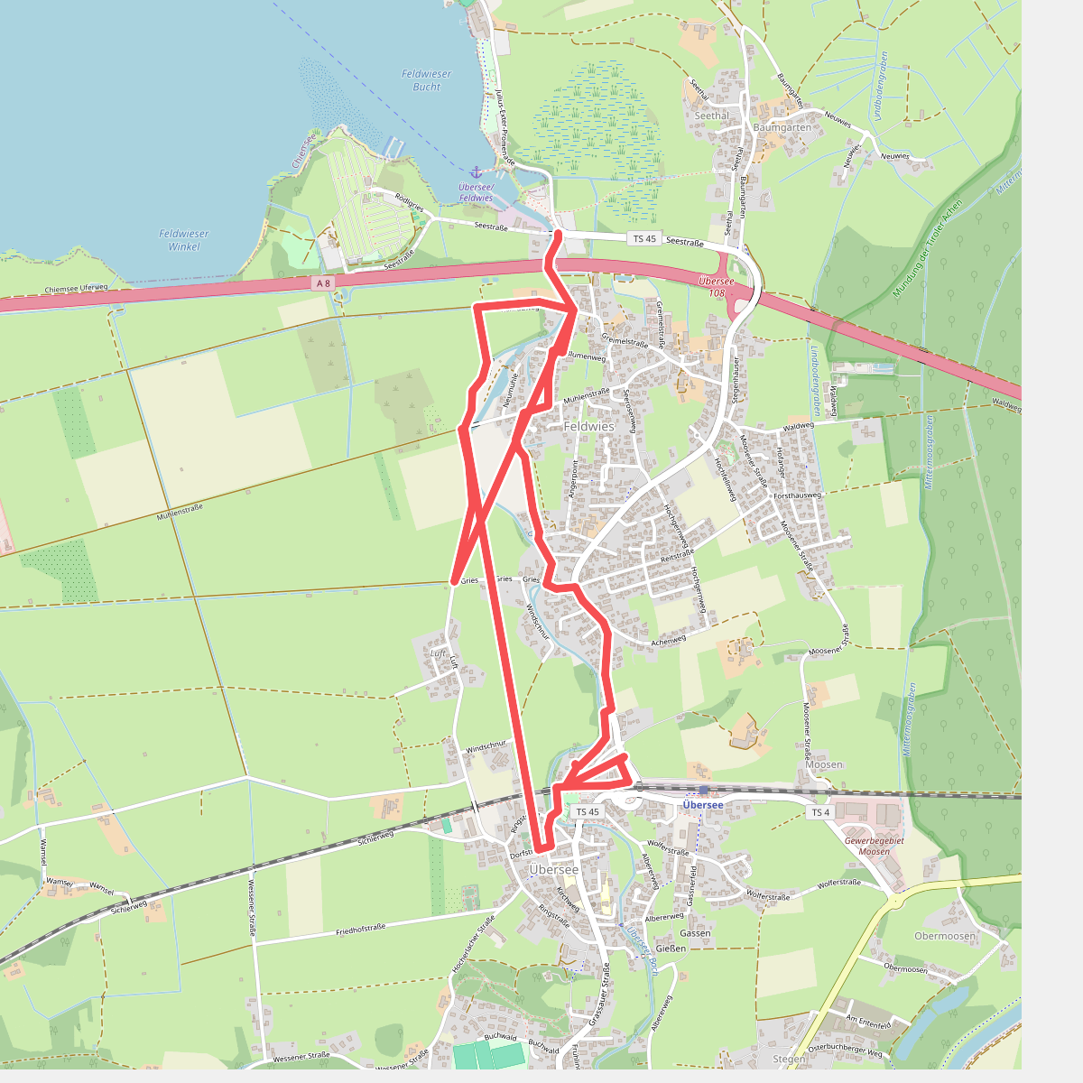 Wanderweg 1 - Übersee