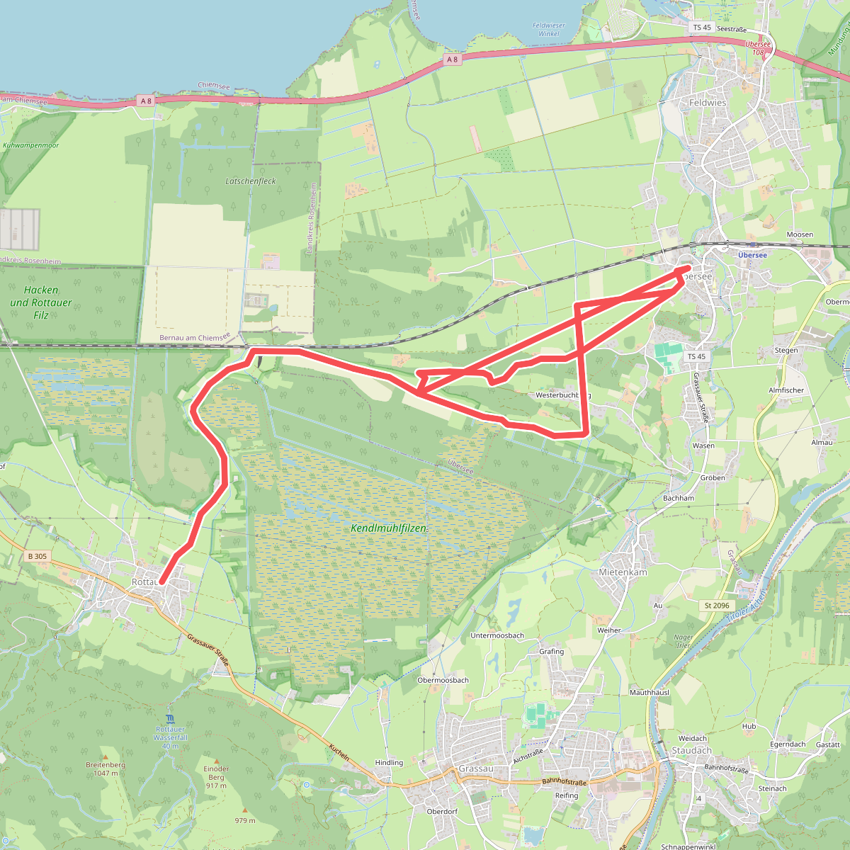 Wanderweg 21 - Rottau/Übersee