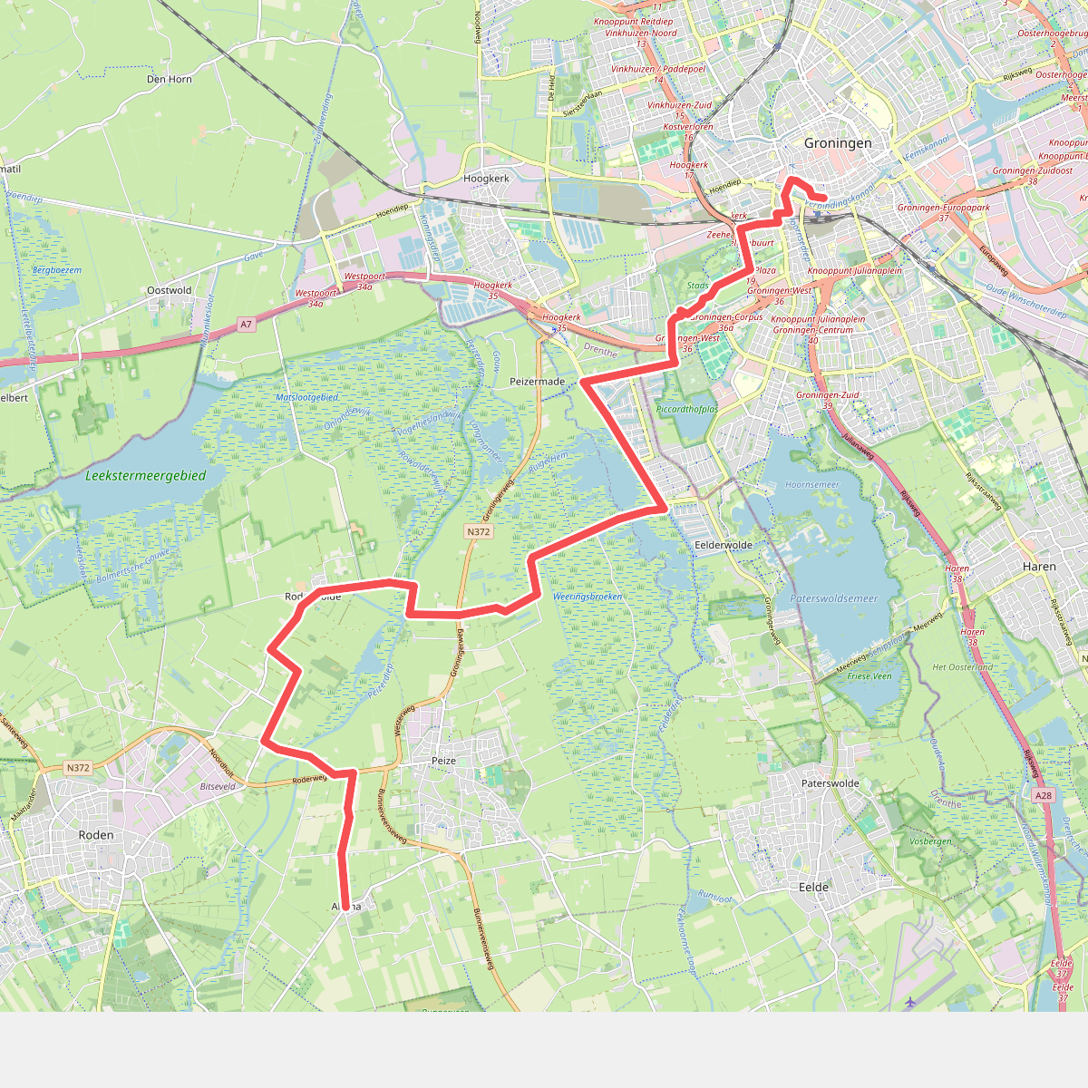 Groningen - Altena · Jacobspad Uithuizen - Hasselt etappe 4