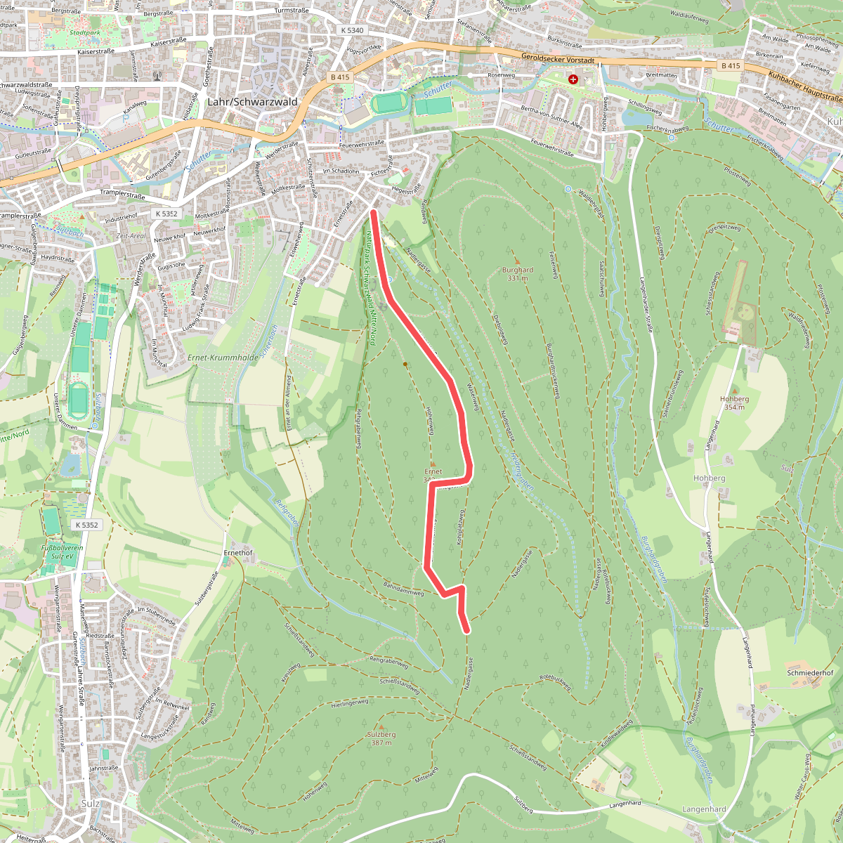 Beim dreieckigen Bannstein - Lahr Erneteck