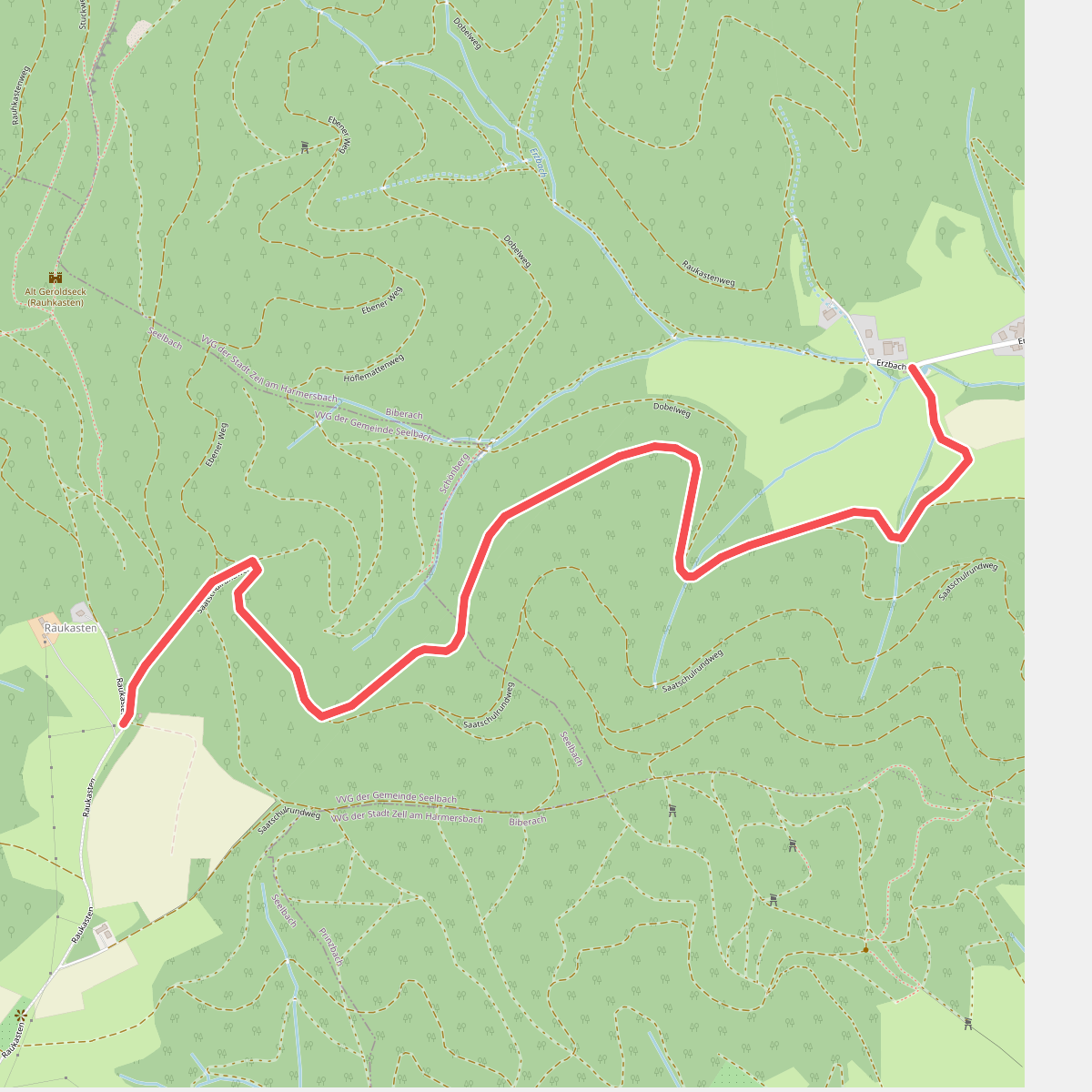 Erzbach Ponyhof - Höflewald
