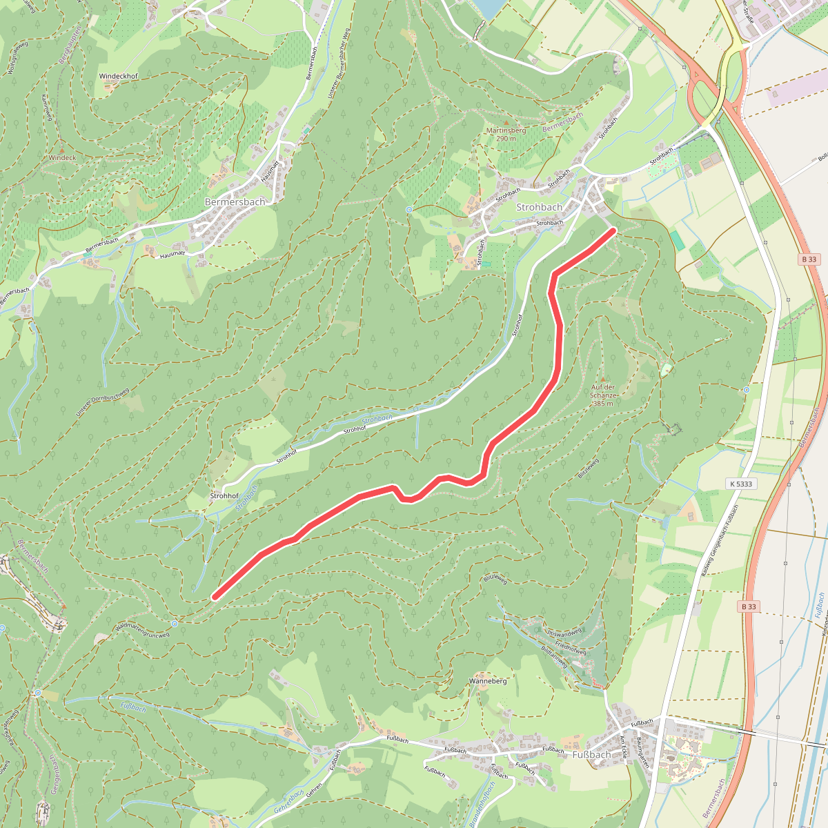 Holdergrund - Strohbachwald
