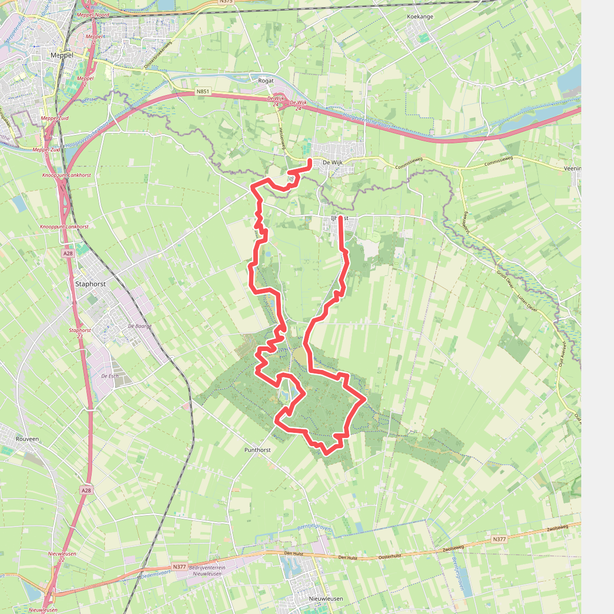 De Wijk - IJhorst · Loop van Reest etappe 2