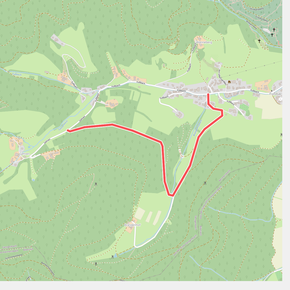 Fußbach Mitteltal - Gehren