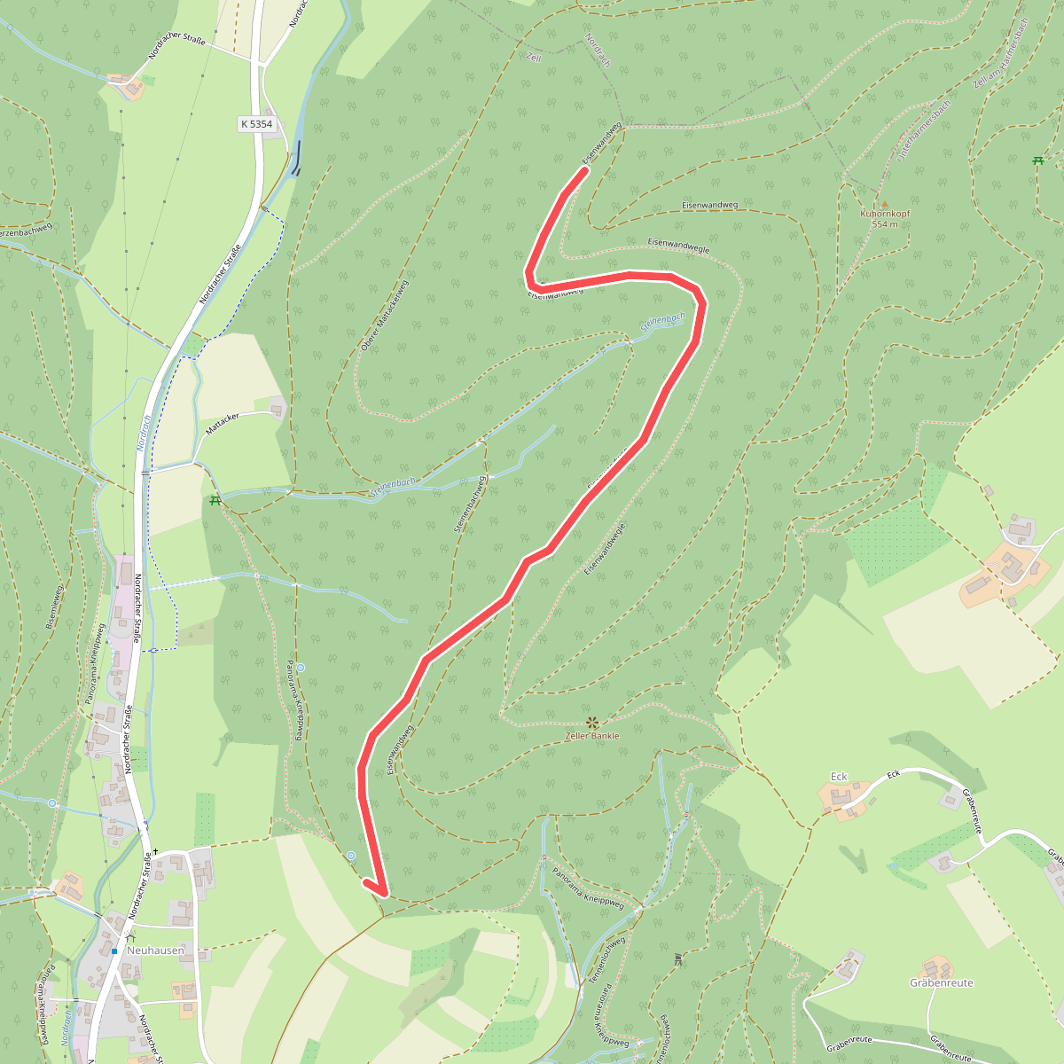 Eisenwand - Neuhauser Rebberg