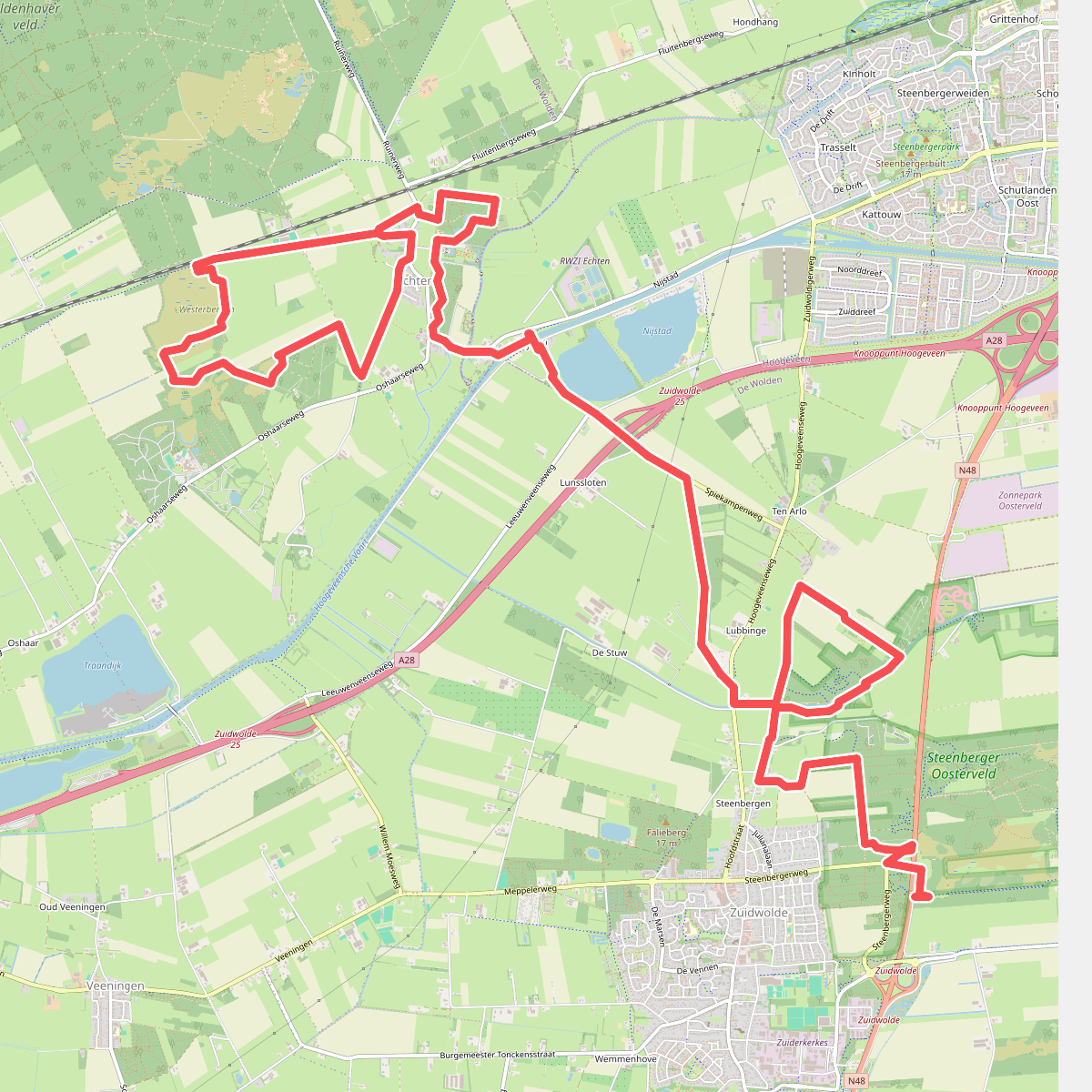 Zuidwolde - Echten · Loop van Reest etappe 7