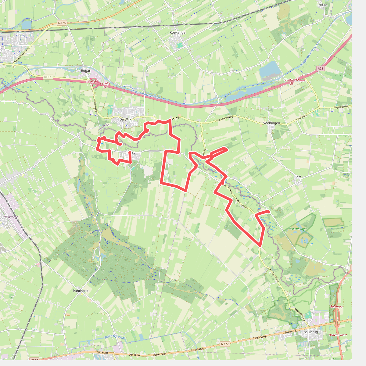 IJhorst - Pieperij · Loop van Reest etappe 3