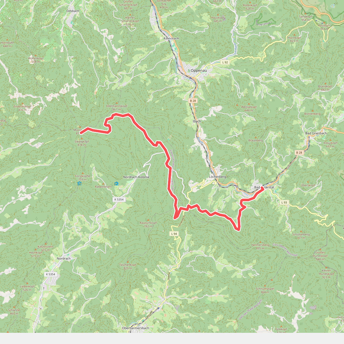 Bad Peterstal - Mooskopf