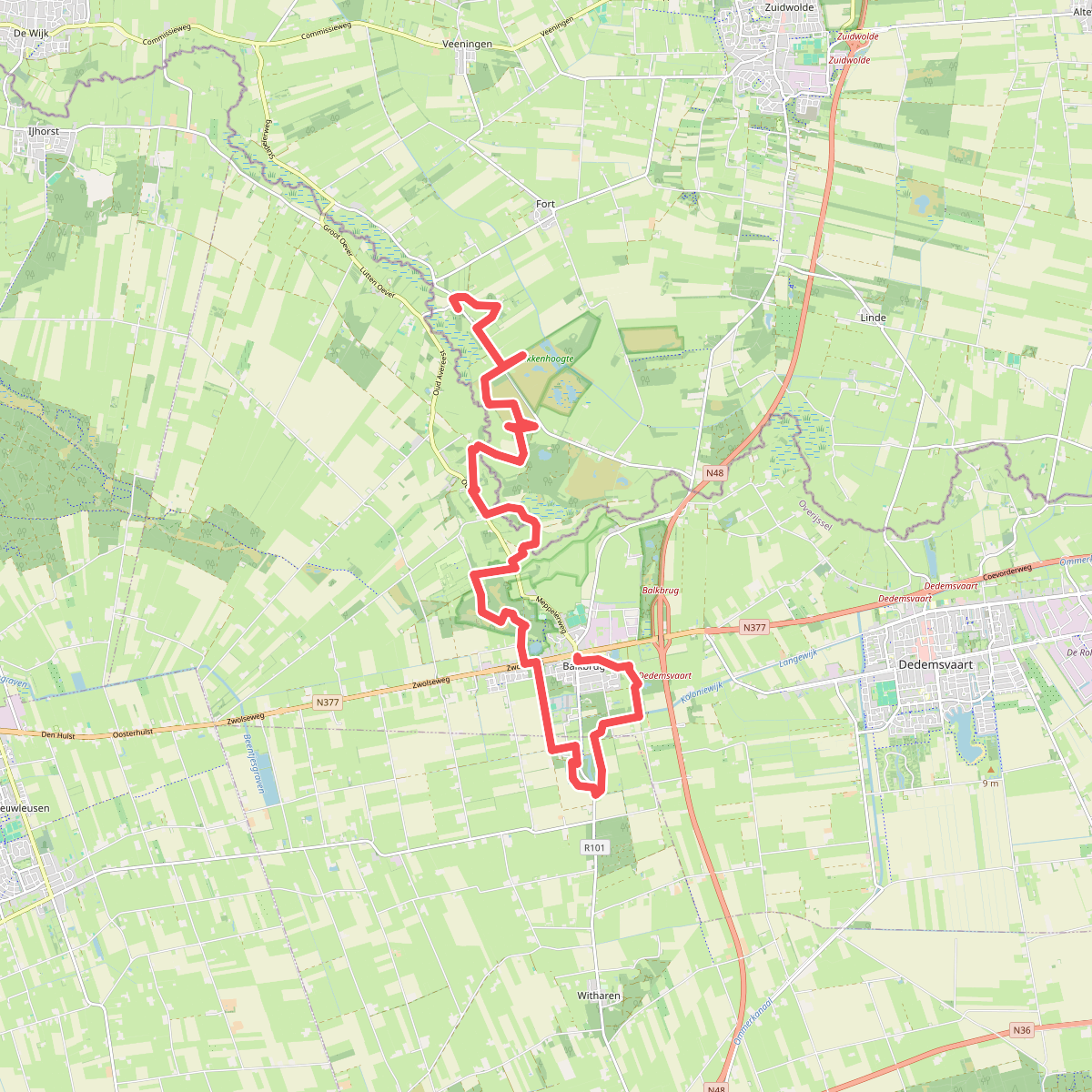 Pieperij - Balkbrug · Loop van Reest etappe 4