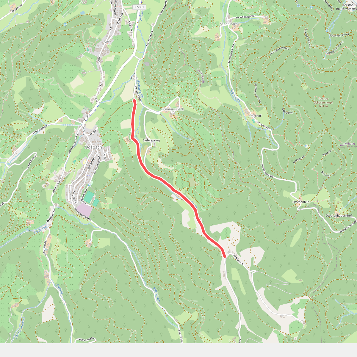 Ödsbach Neumatt - Giedensbach