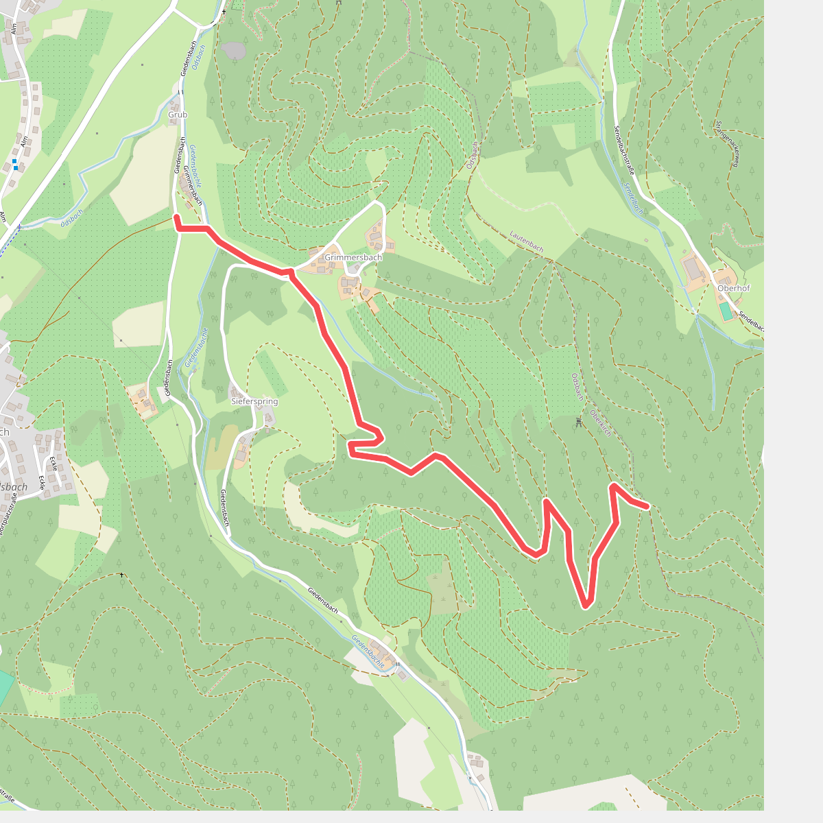 Grimmersbacher Eck - Ödsbach Neumatt