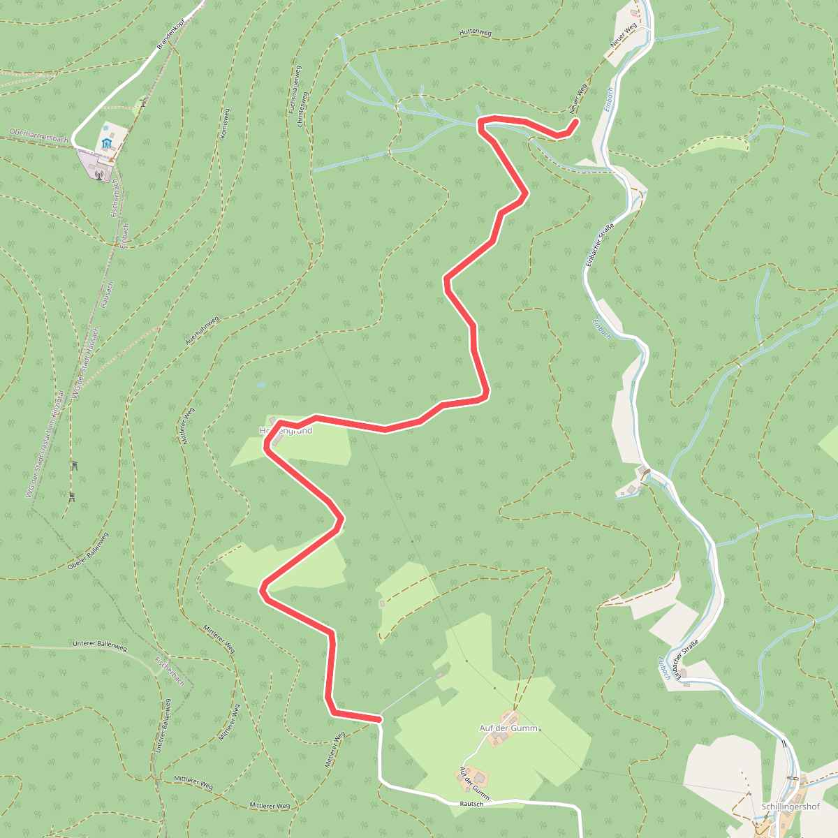 Rappengrund - Kreuzbühl