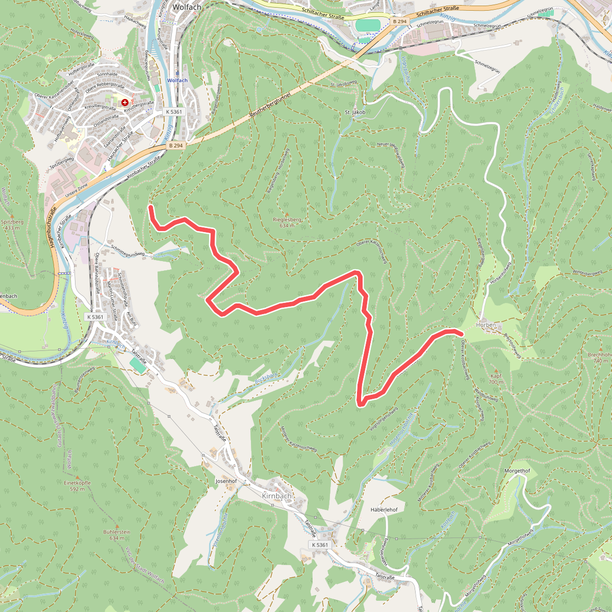 Horbensattel - Gelgenbühl