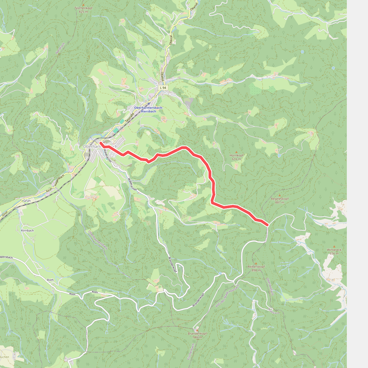 Oberharmersbach - Kreuzsattel
