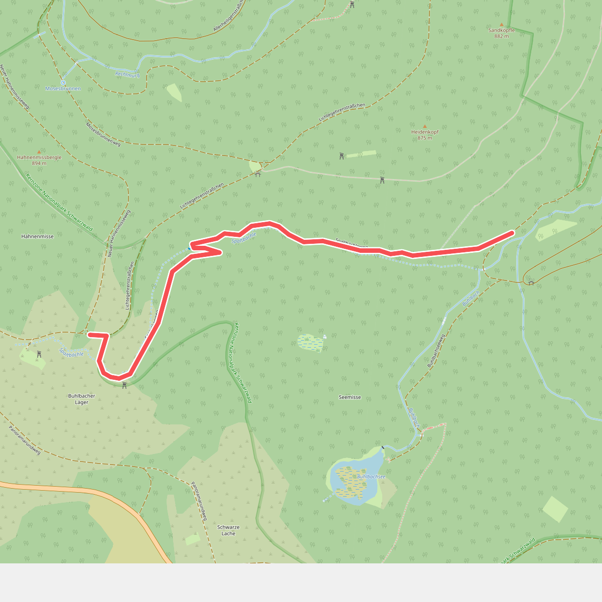 Hahnenmisse - Spaltbächle