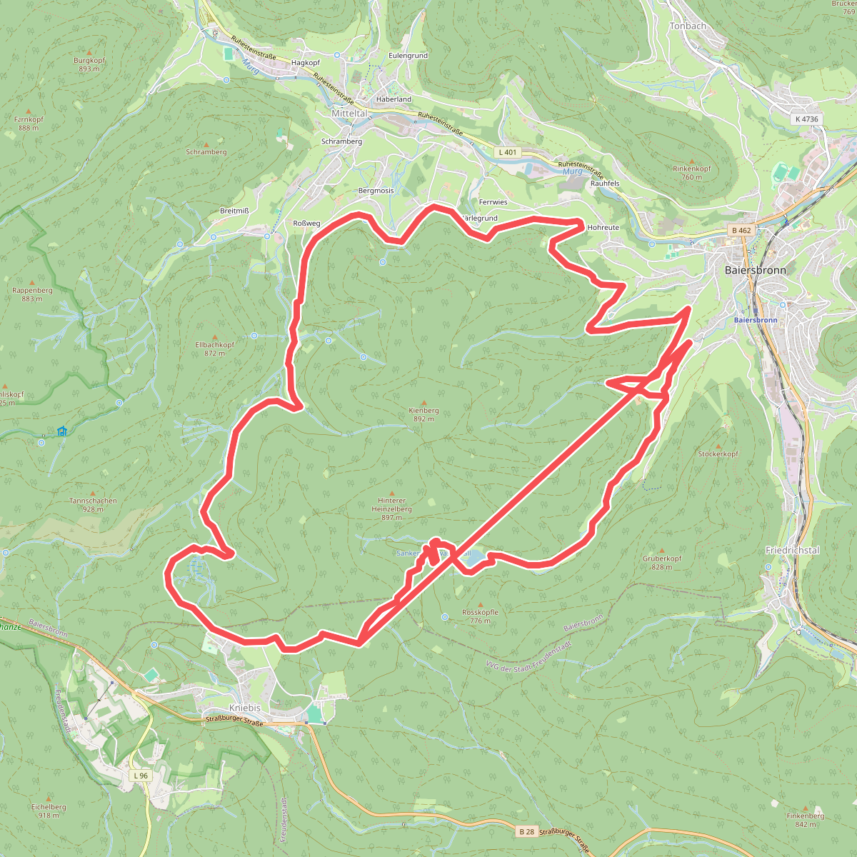 Baiersbronner Himmelsweg: 2-Seen-Tour