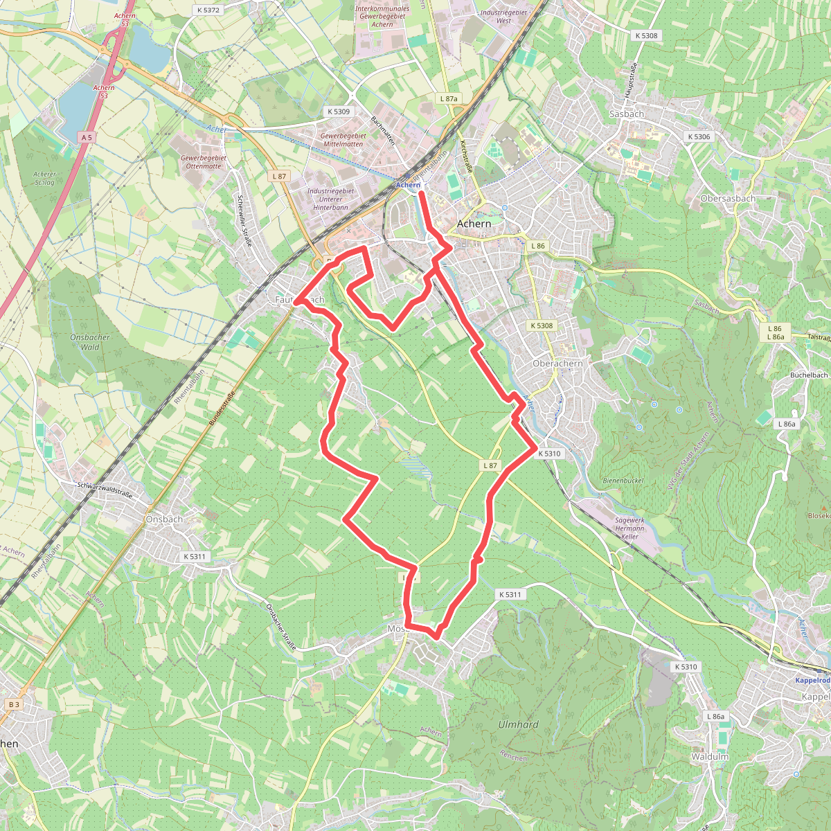 Dreikirschenweg Kleiner Rundweg