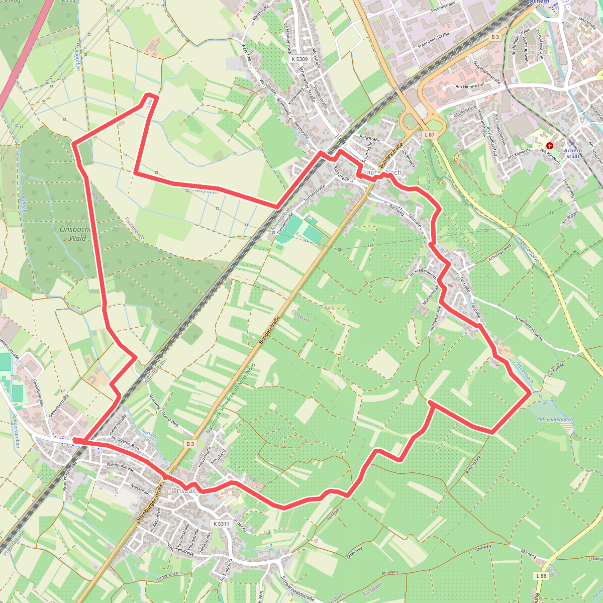 Heimatkundlicher Rundweg Fautenbach-Önsbach