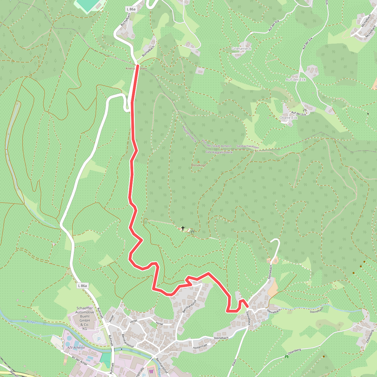 Kappelrodeck Steinebach - Knetschwasen