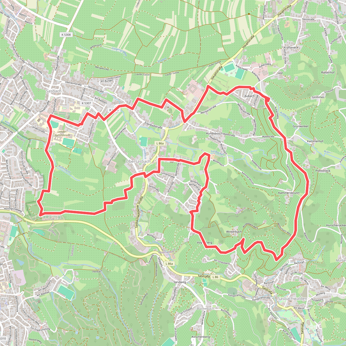 Erlebnis-Rundweg Obersasbach