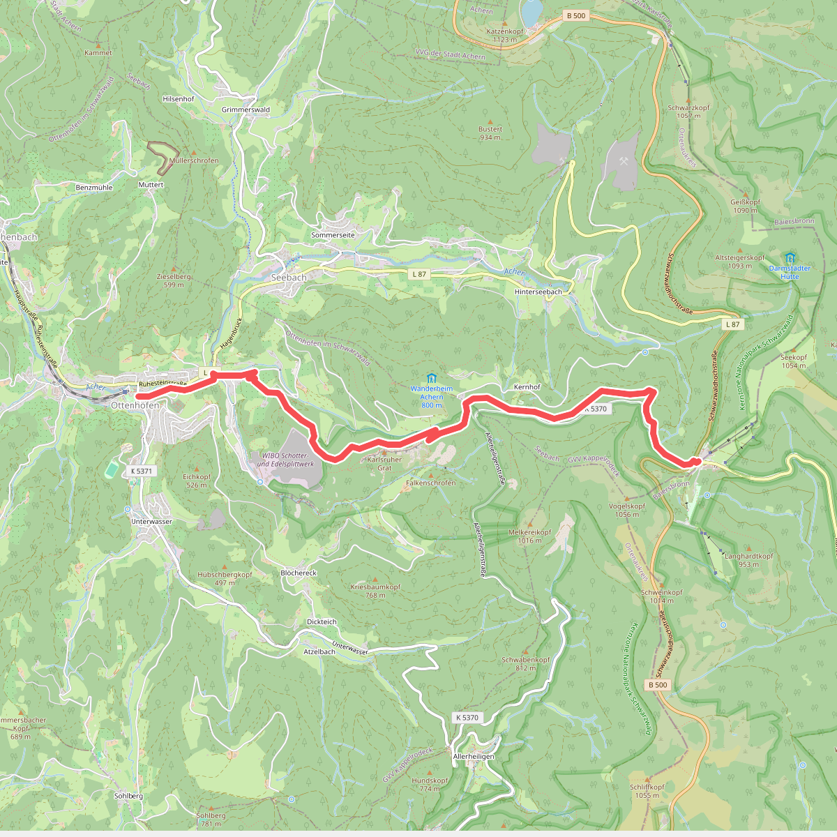 Ottenhöfen - Ruhestein