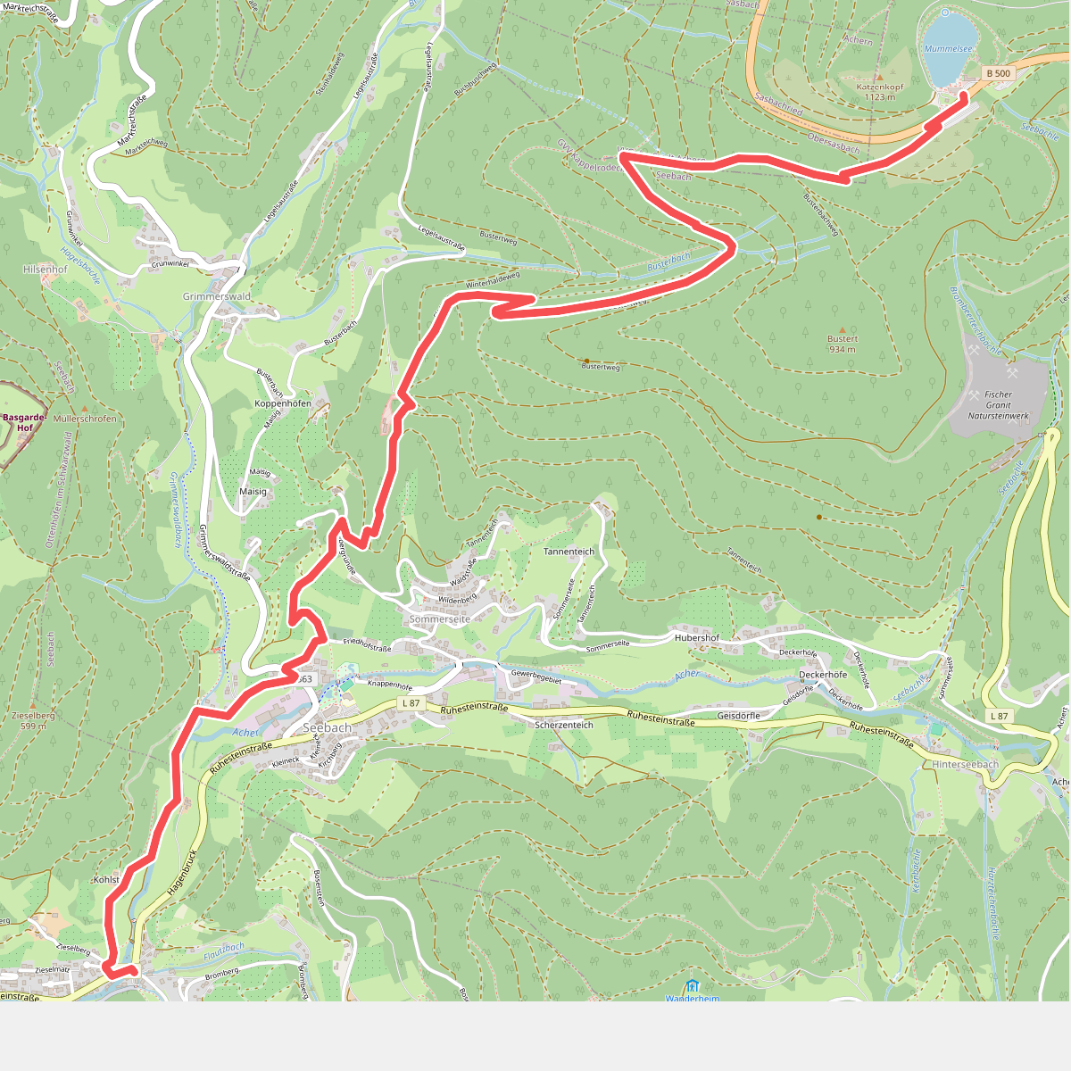 Ottenhöfen - Mummelsee