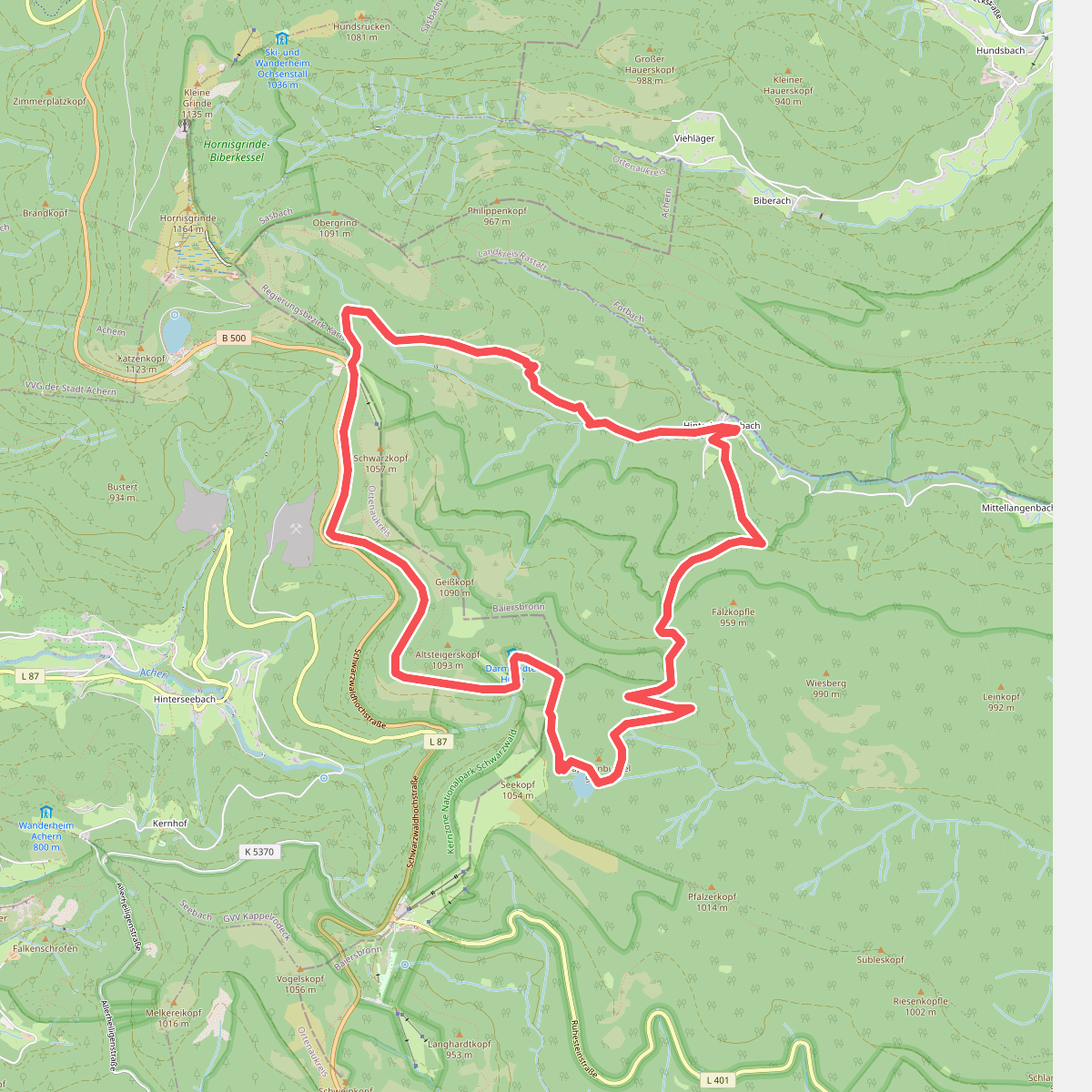 Baiersbronner Himmelsweg: Bannwald-Tour