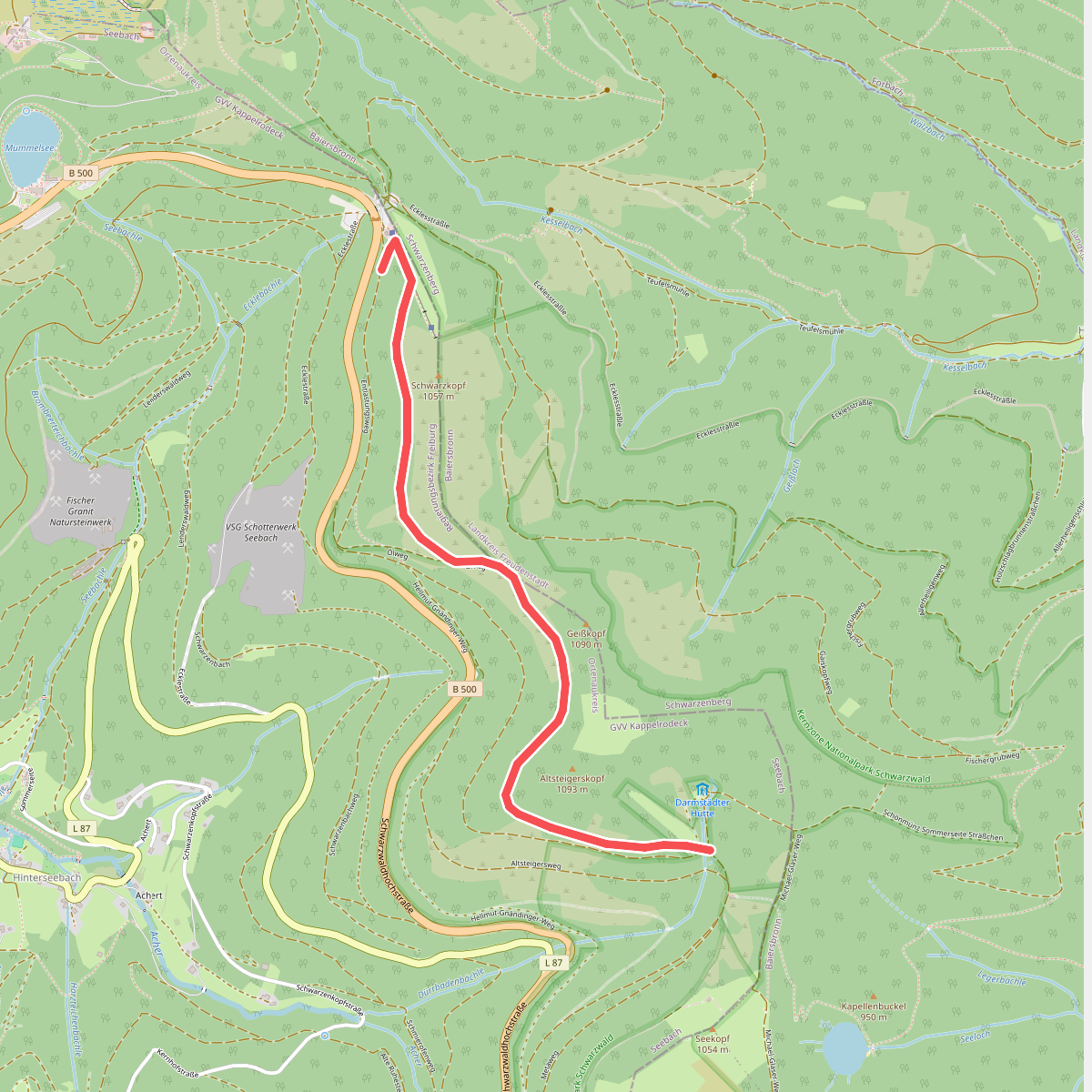 Seibelseckle - Skilift Darmstädter Hütte