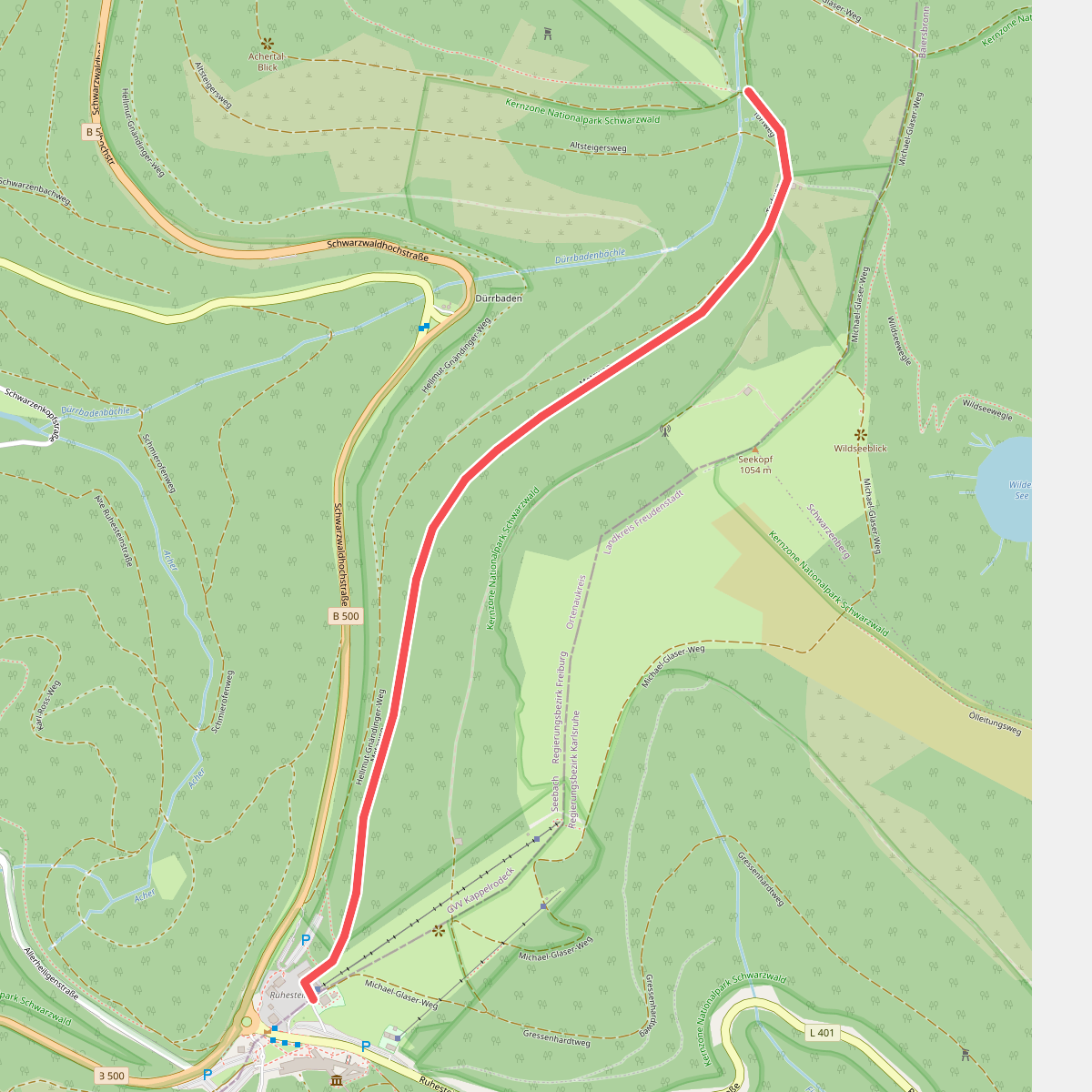 Skilift Darmstädter Hütte - Skilift Ruhestein