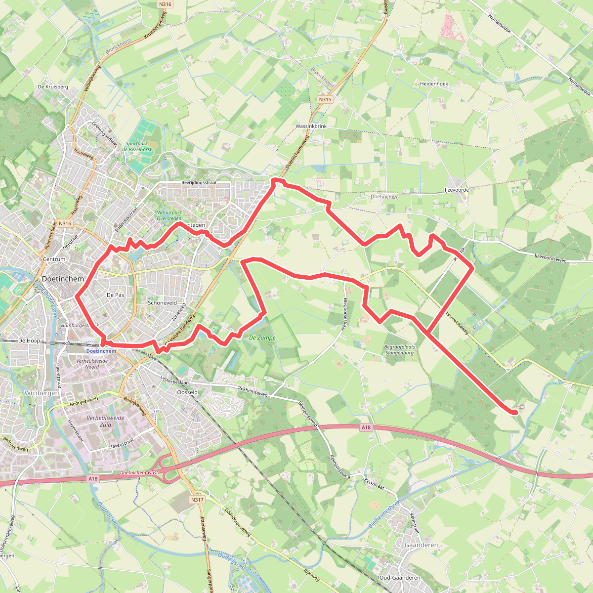 Slangenburg - Doetinchem · Ludgerpad etappe 5