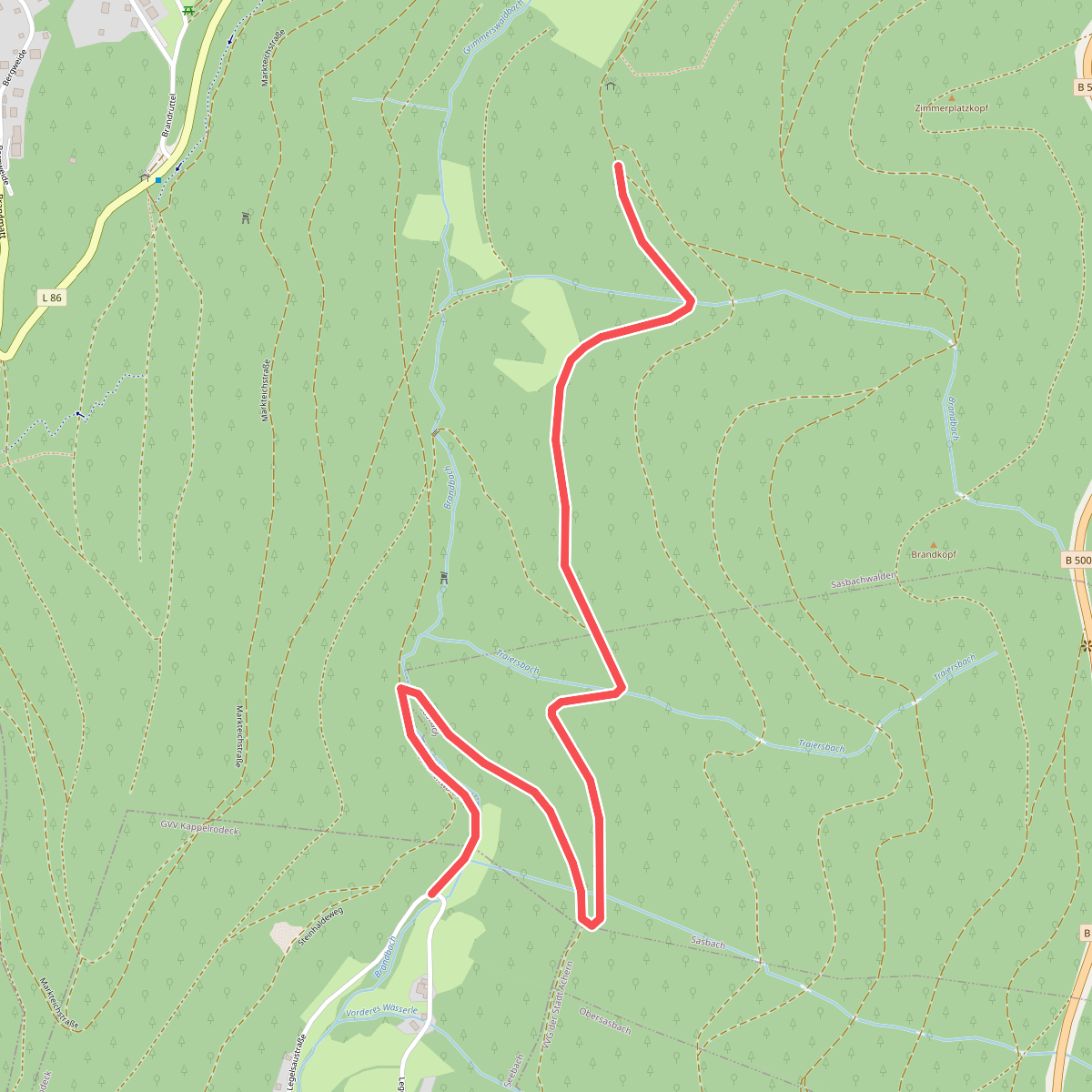 Hintere Legelsau - Tiroler Hütte