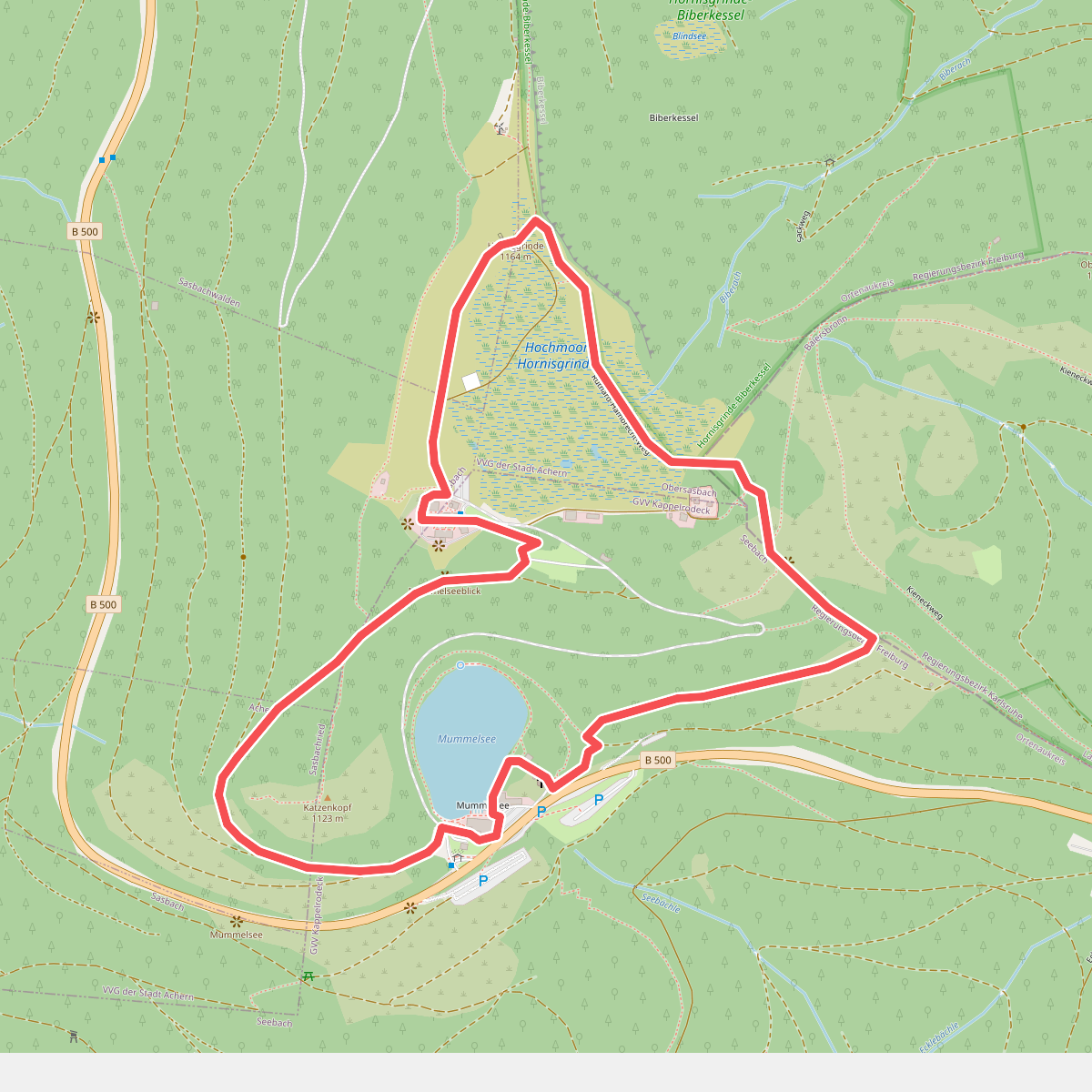 Augenblickrunde Seebach Hornisgrinde