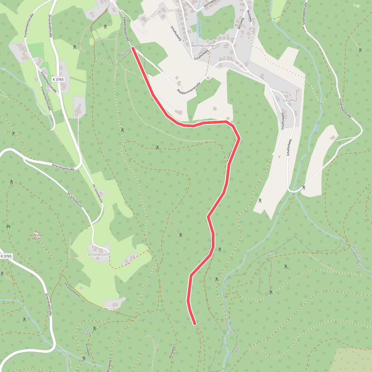Kappler Wald - Wolfsbrunnen