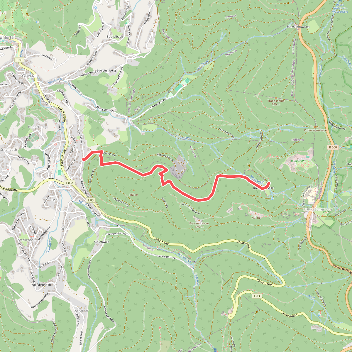 Kohlbergwiese - Oberer Längenberg