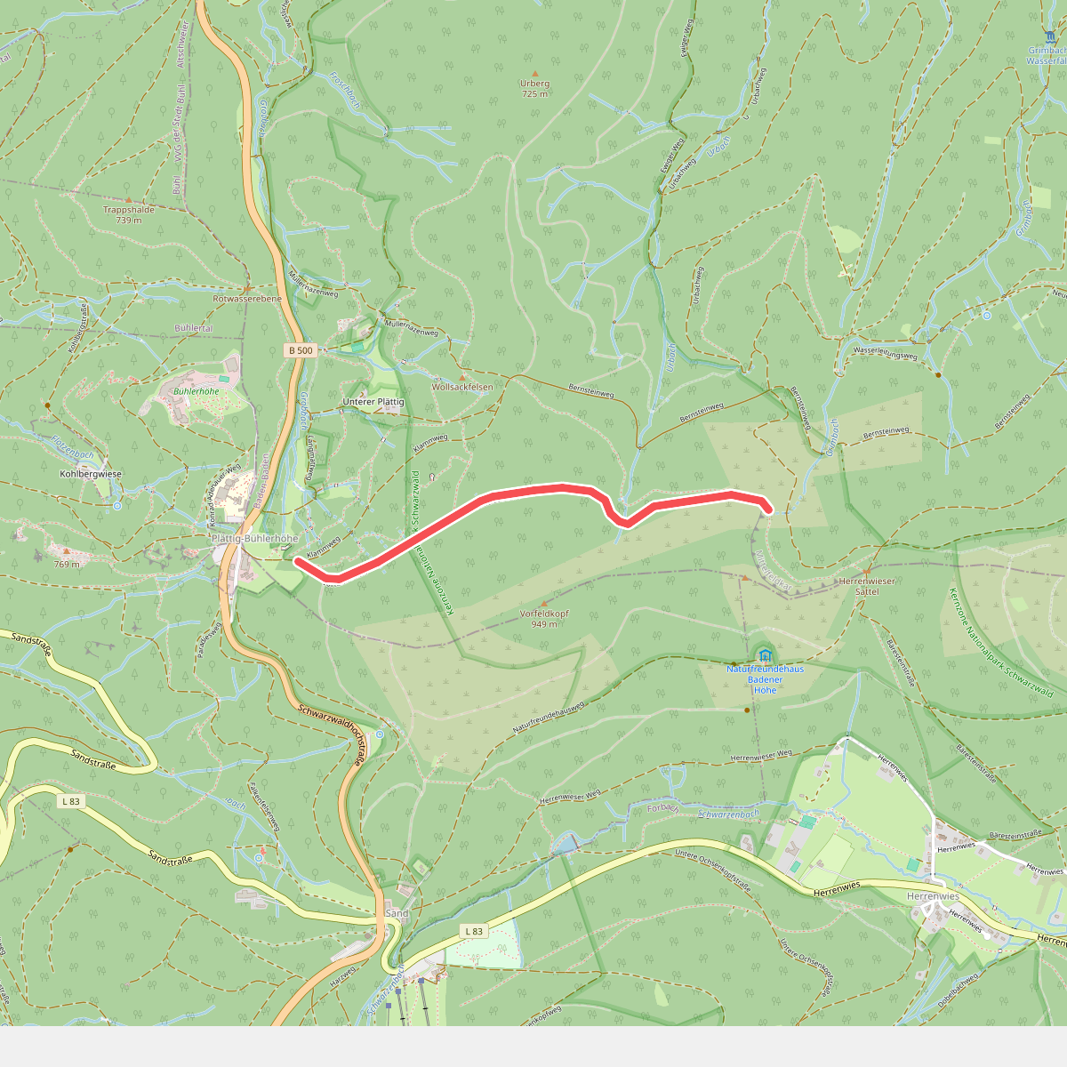 Am Wildnispfad - Brautstein