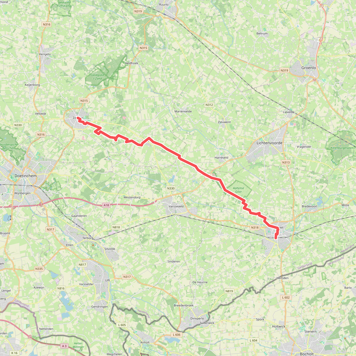 Zelhem - Aalten · Ludgerpad etappe 6