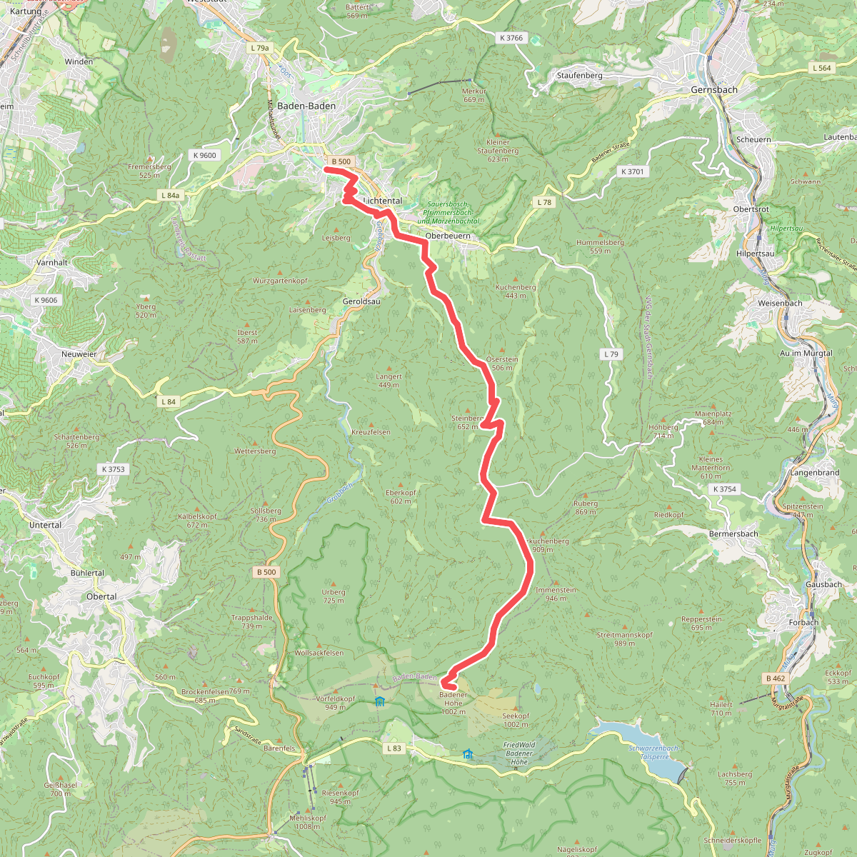 Baden-Baden - Badener Höhe