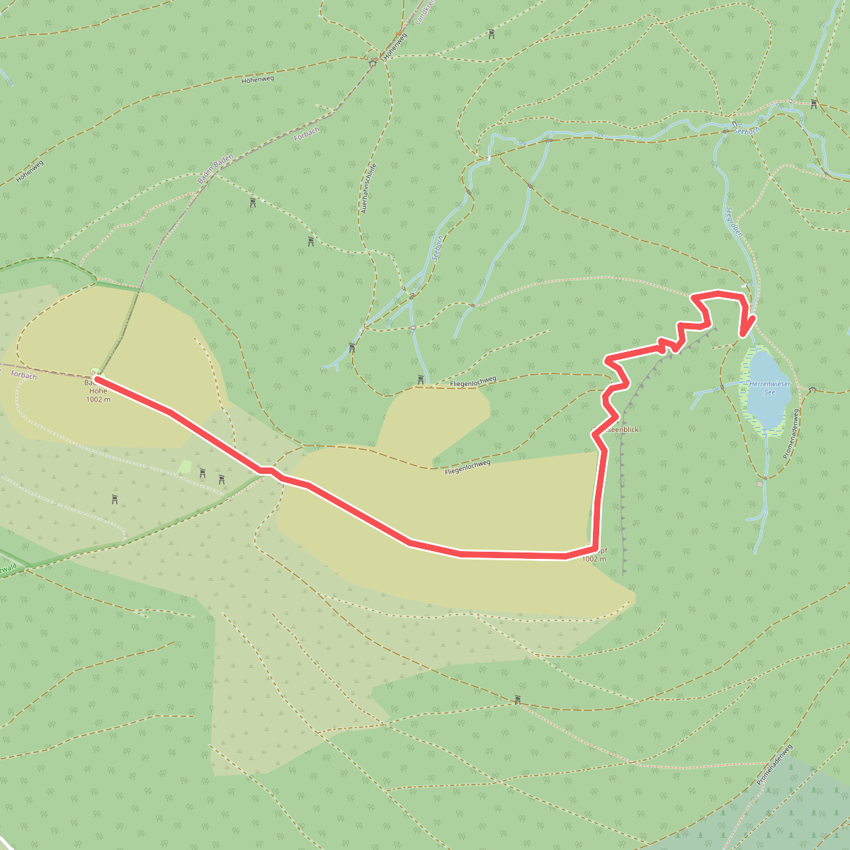 Badener Höhe - Herrenwieser See