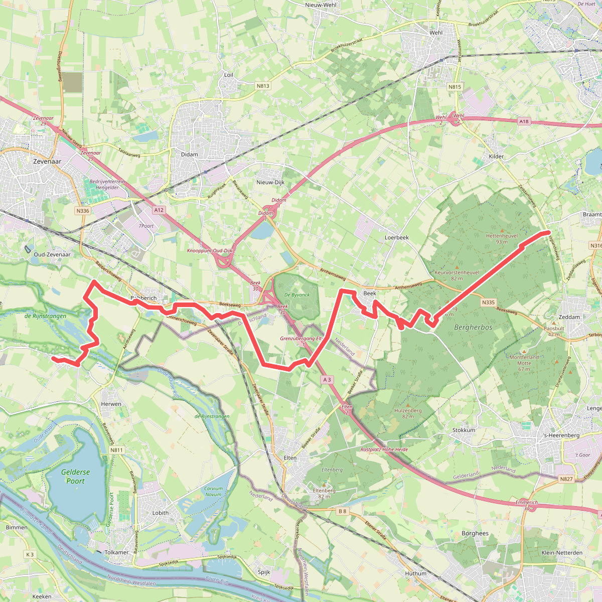 Aerdt - Braamt · Wandelroute van A tot Z etappe 10