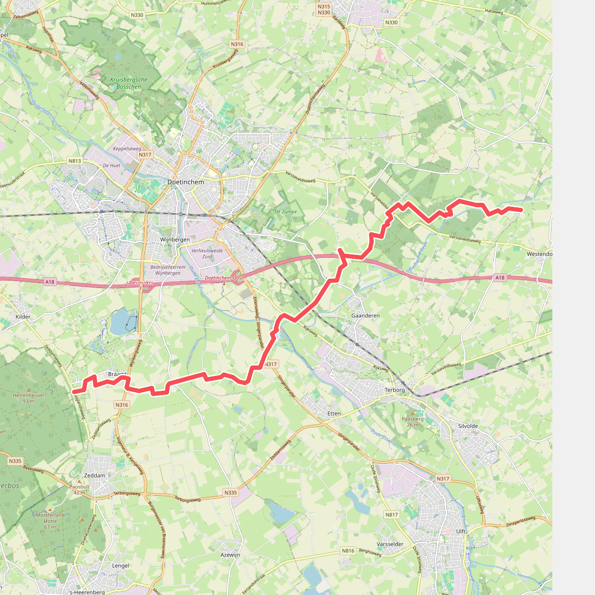 Braamt - Westendorp · Wandelroute van A tot Z etappe 11