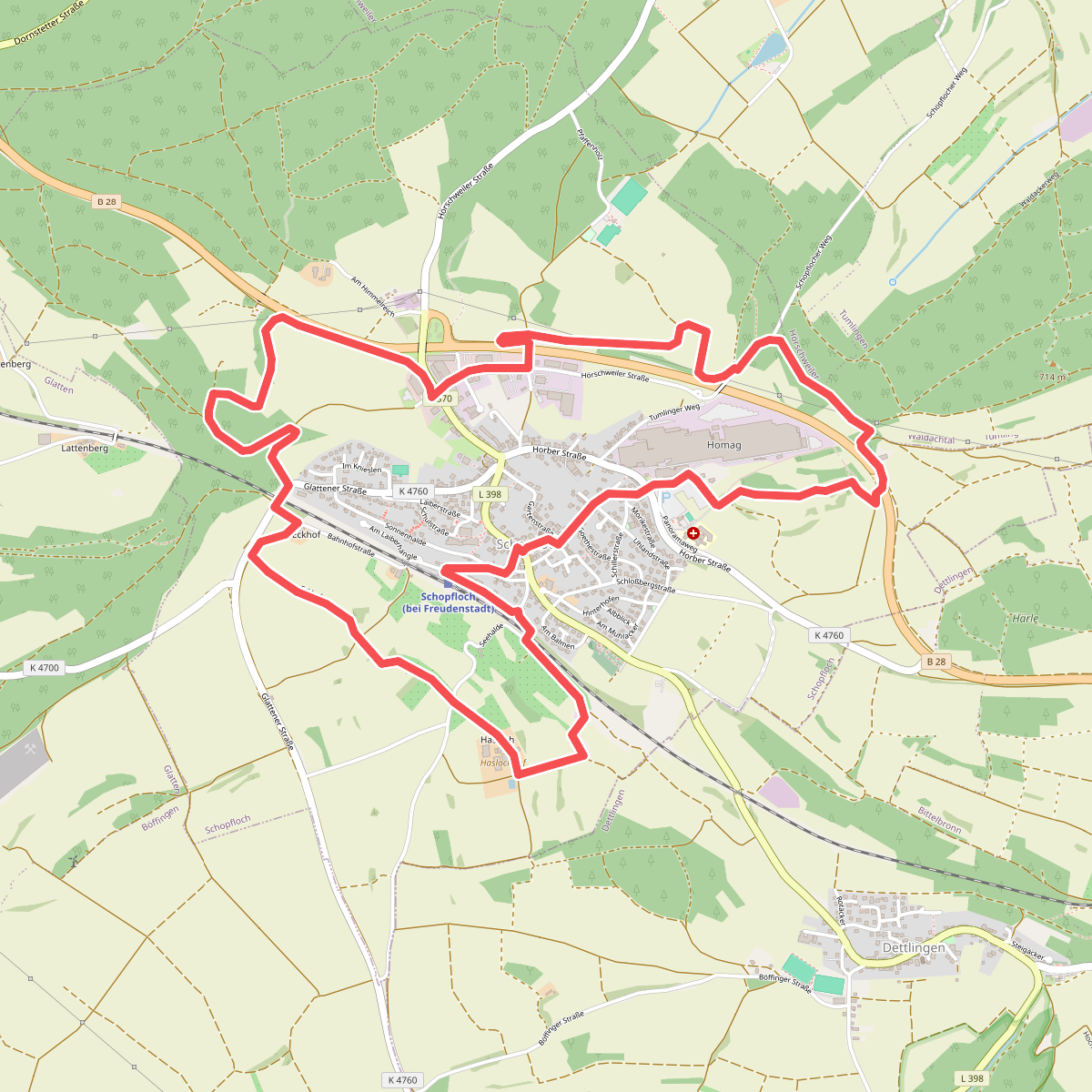 Jubiläumsweg 1250 Jahre Schopfloch