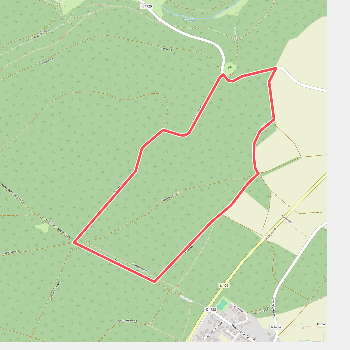 Rundweg Tanne (grün)