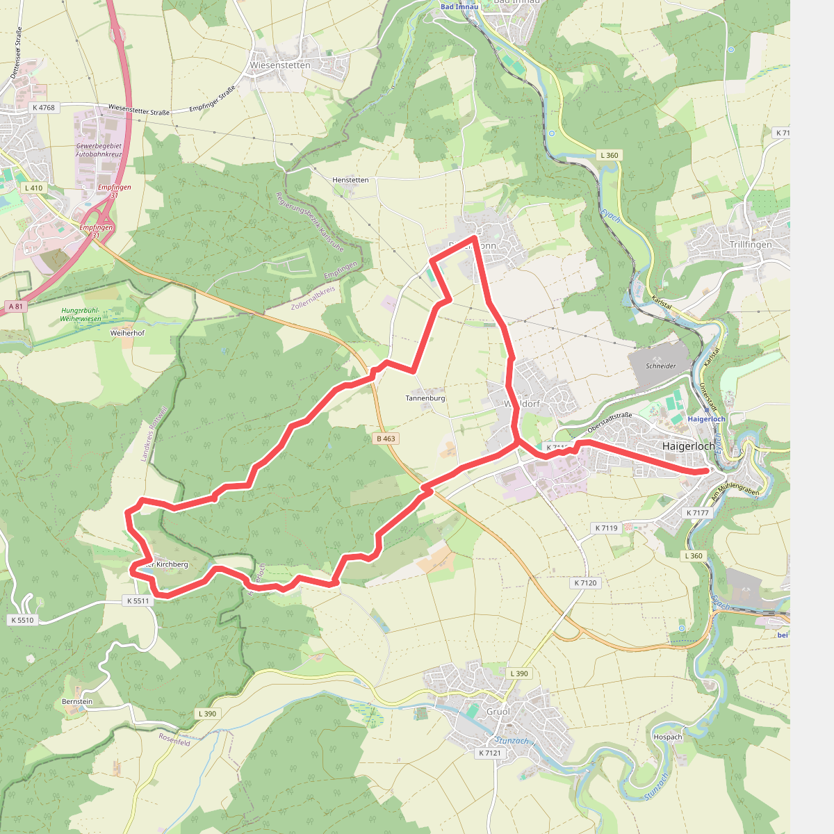 Kirchberg-Rundweg