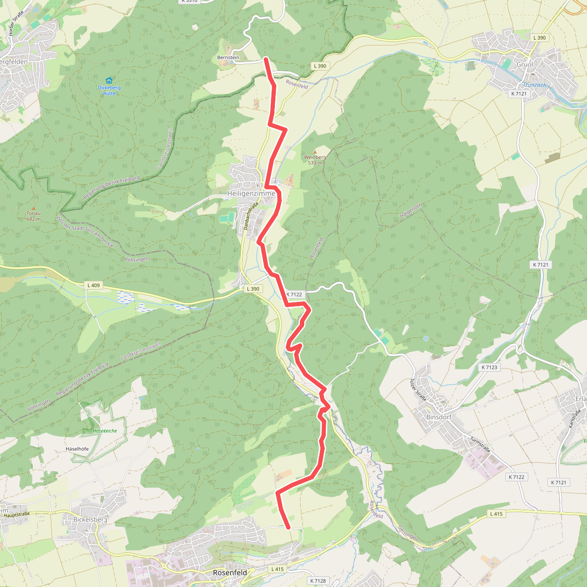 rotes Plus Heiligenzimmern - Rosenfeld