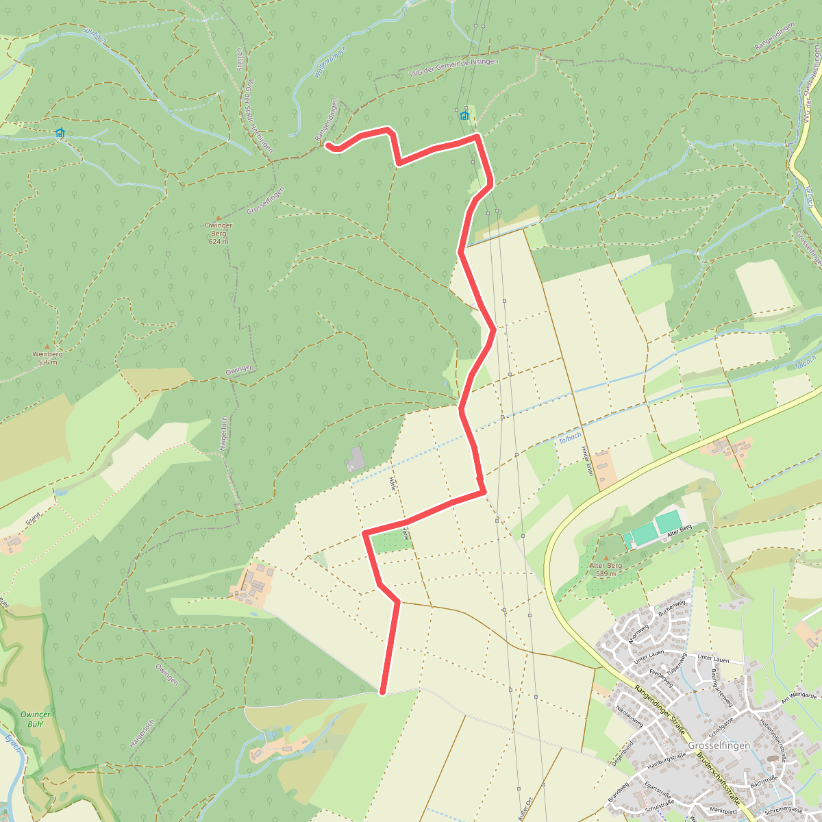 blauer Punkt Dürrenberg - Homburgerhof